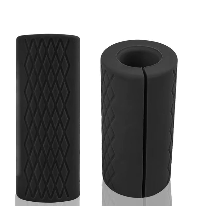1PCS Barbell Dumbbell Grips Thick Bar Handles Silicone Anti-Slip Pad Thick Bar Handles Pull up Weightlifting Fat Grip
