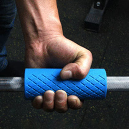 1PCS Barbell Dumbbell Grips Thick Bar Handles Silicone Anti-Slip Pad Thick Bar Handles Pull up Weightlifting Fat Grip