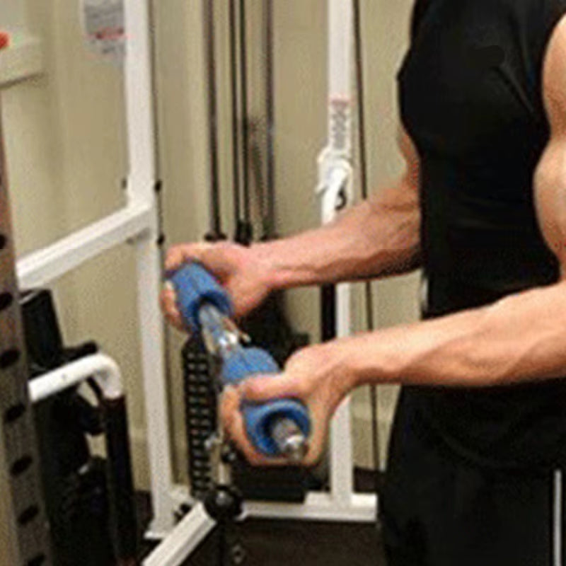 1PCS Barbell Dumbbell Grips Thick Bar Handles Silicone Anti-Slip Pad Thick Bar Handles Pull up Weightlifting Fat Grip